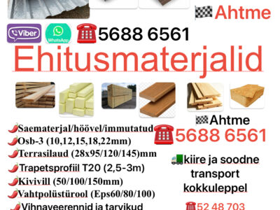 Ehitusmaterjalid metall katus