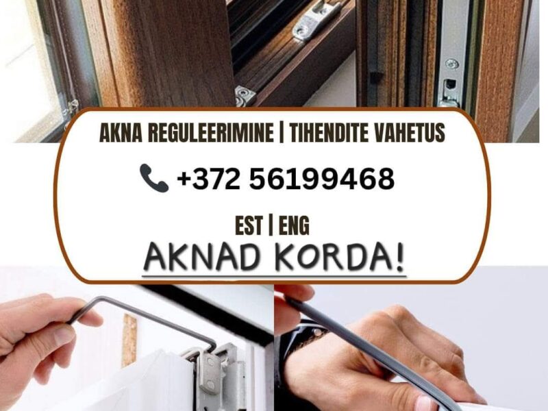 PVC AKENDE HOOLDUS JA PARANDUS