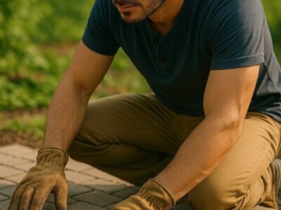 Professionaalne kõnnitee plaatide paigaldus ja haljastustööd Tallinnas.