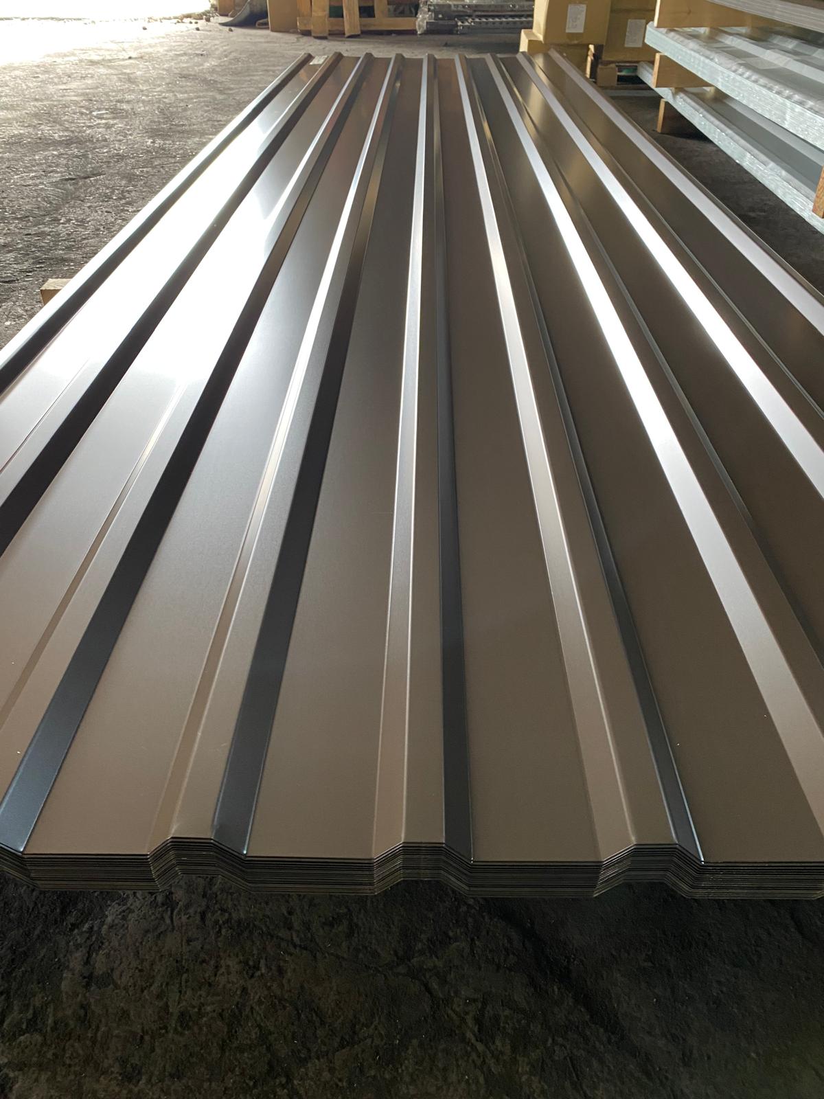 Trapetsprofiil TP20 PE 0.50mm RR32 tumepruun