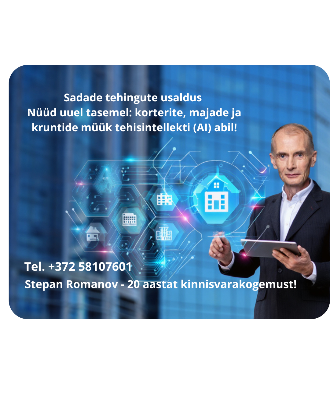 Eesti Kinnisvara Professionaalne Konsultant: Ost, Müük, Üür (Elu- ja Ärikinnisvara)