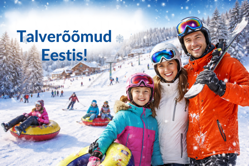 Kus Eestis talvel suusatada, lumelauaga sõita, tuubitada ja kelgutada